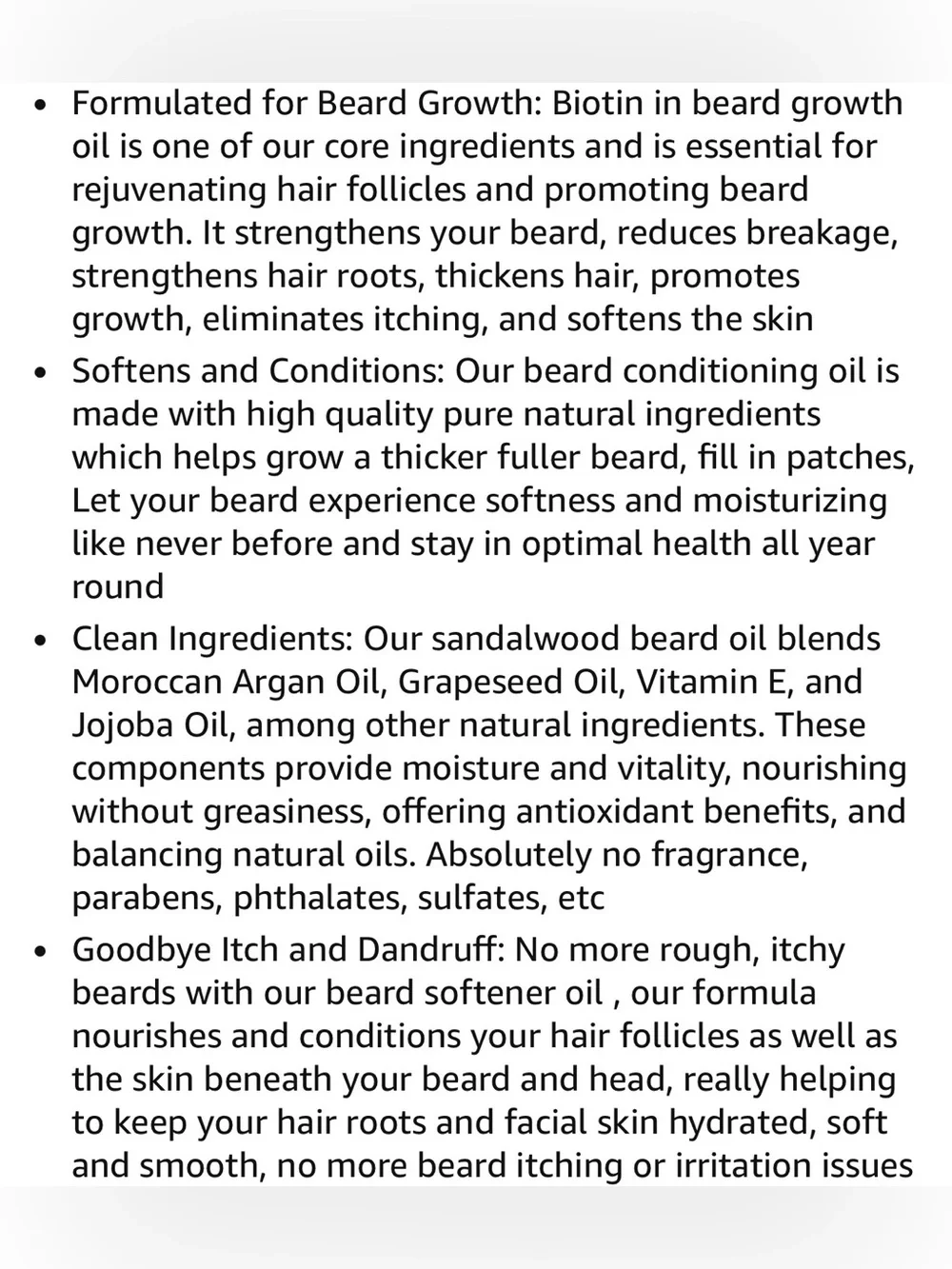 5% Biotin Beard Growth Oil - Vanilla - Orange (Bundle of 2)